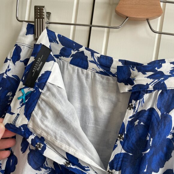 MaxMara Blue Floral Maxi Skirt - Picture 4 of 11